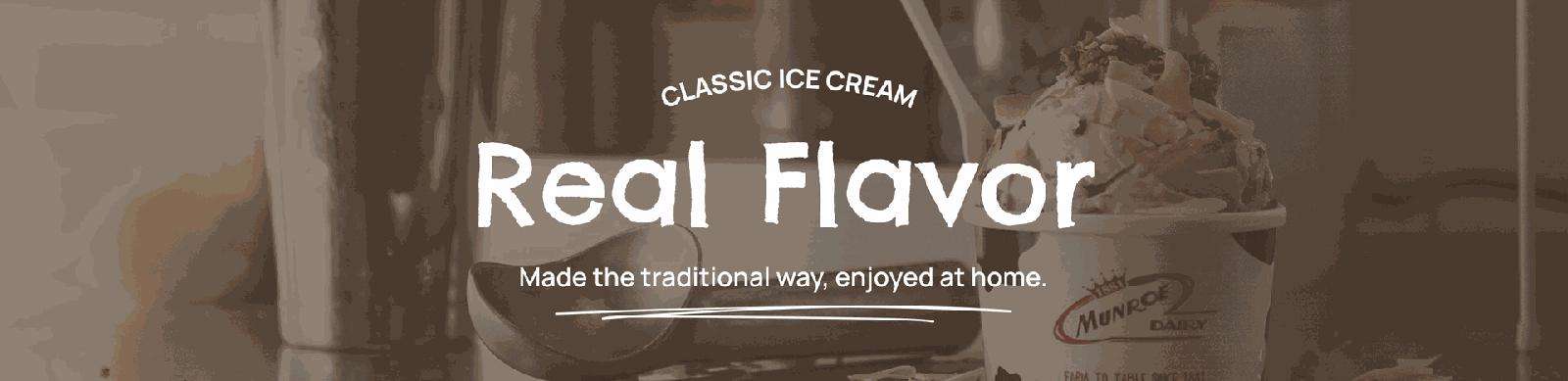 Banner of category Munroe Ice Cream